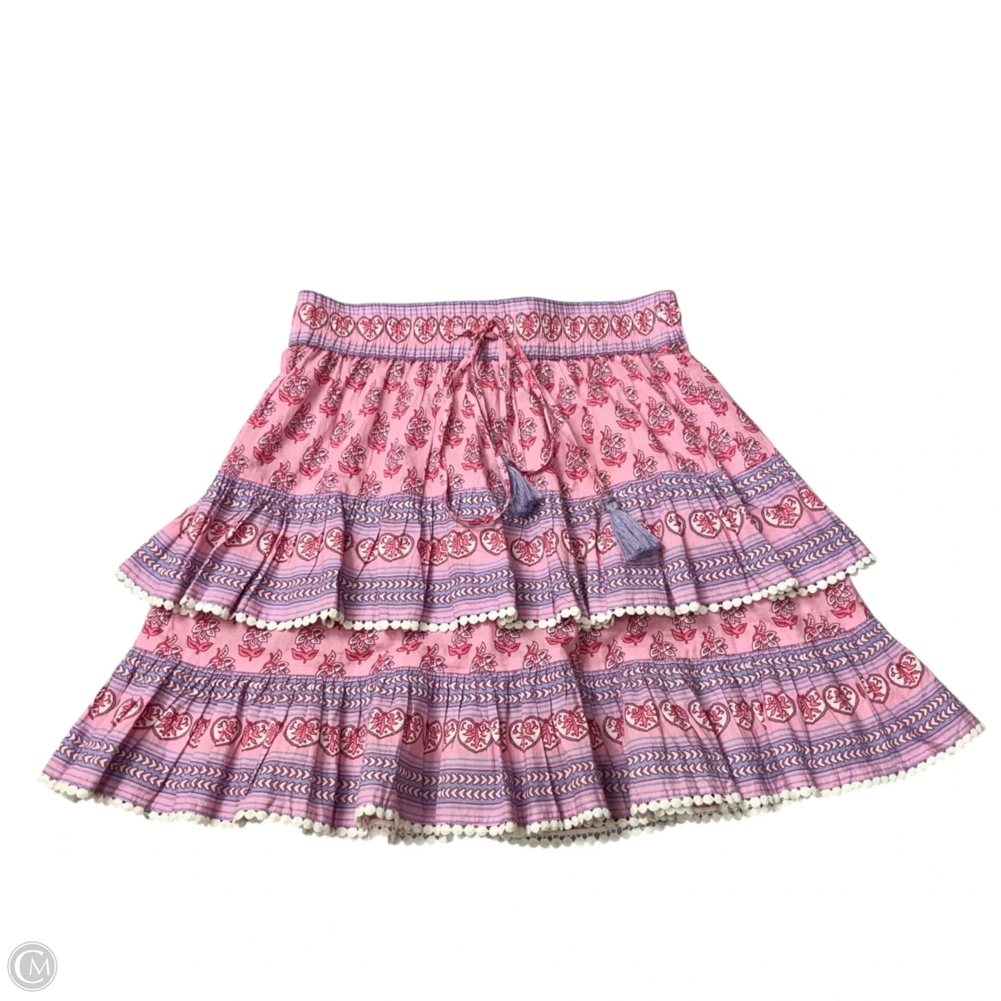 Skirt Mini & Short By Bindu In Pink & Purple, Size: S