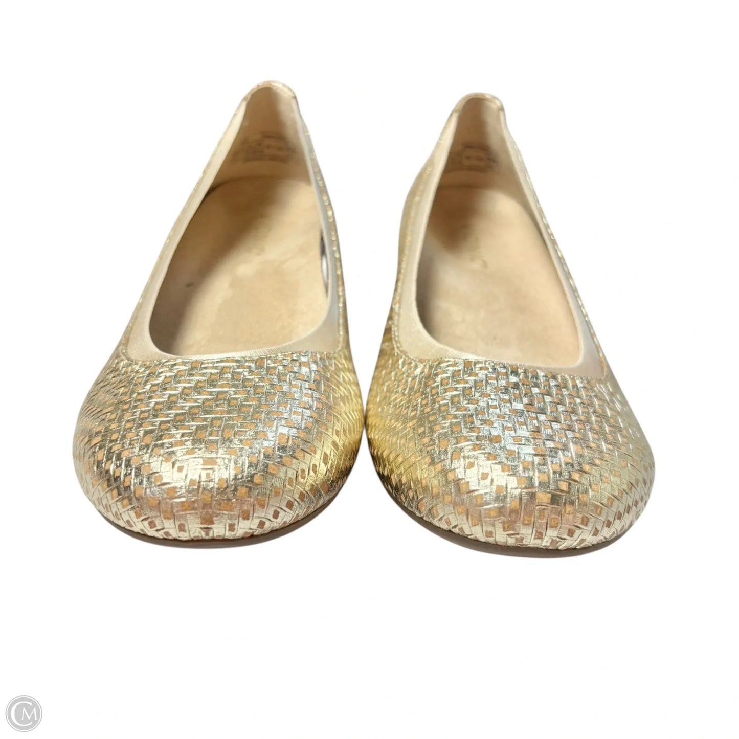 Shoes Flats By Vionic In Gold, Size: 9.5