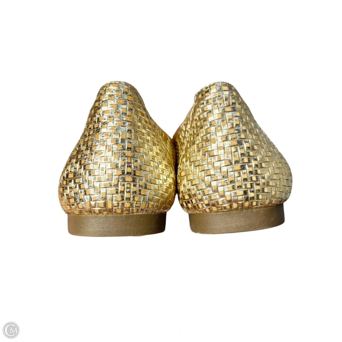 Shoes Flats By Vionic In Gold, Size: 9.5