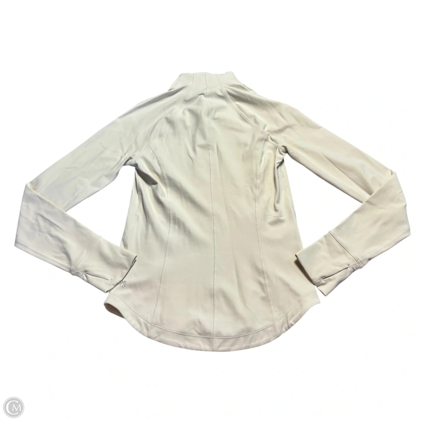 Athletic Jacket By Athleta In Cream, Size: Xs