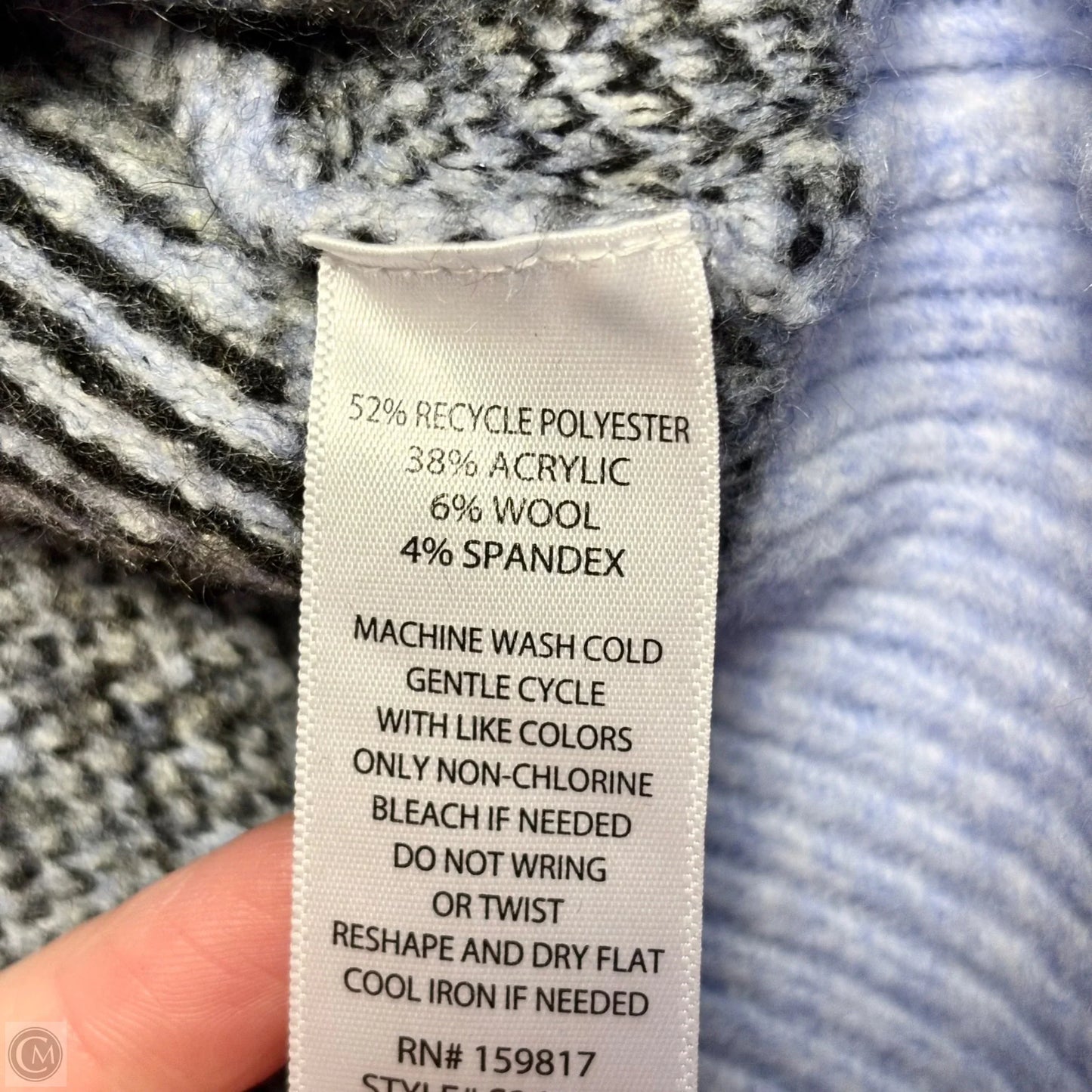 Sweater By Altard State In Black & Blue, Size: Xs