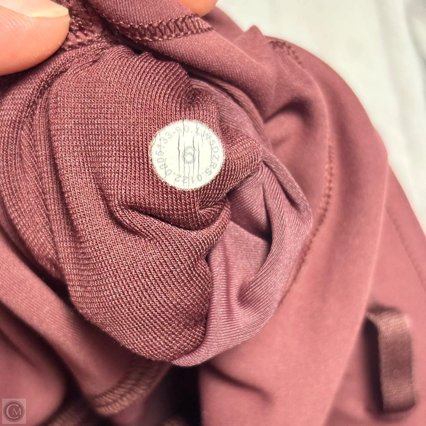 Athletic Leggings By Lululemon In Maroon, Size: S