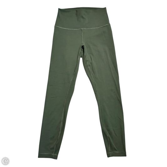 Athletic Leggings By Lululemon In Green, Size: S