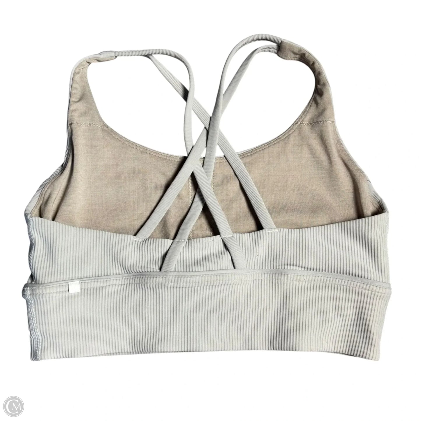 Athletic Bra By Lululemon In Grey, Size: M