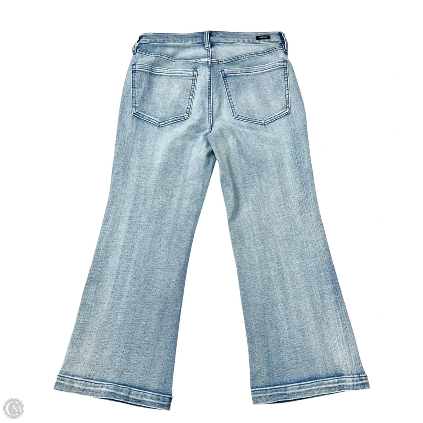 Jeans Cropped By Liverpool In Blue Denim, Size: 8