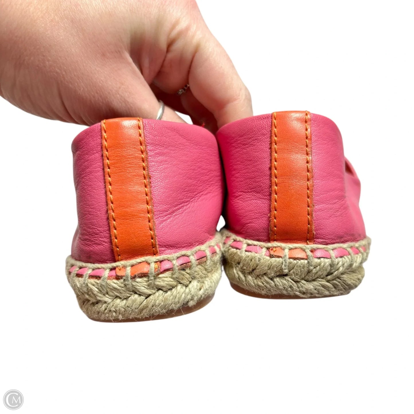 Shoes Designer By Tory Burch In Orange & Pink, Size: 8