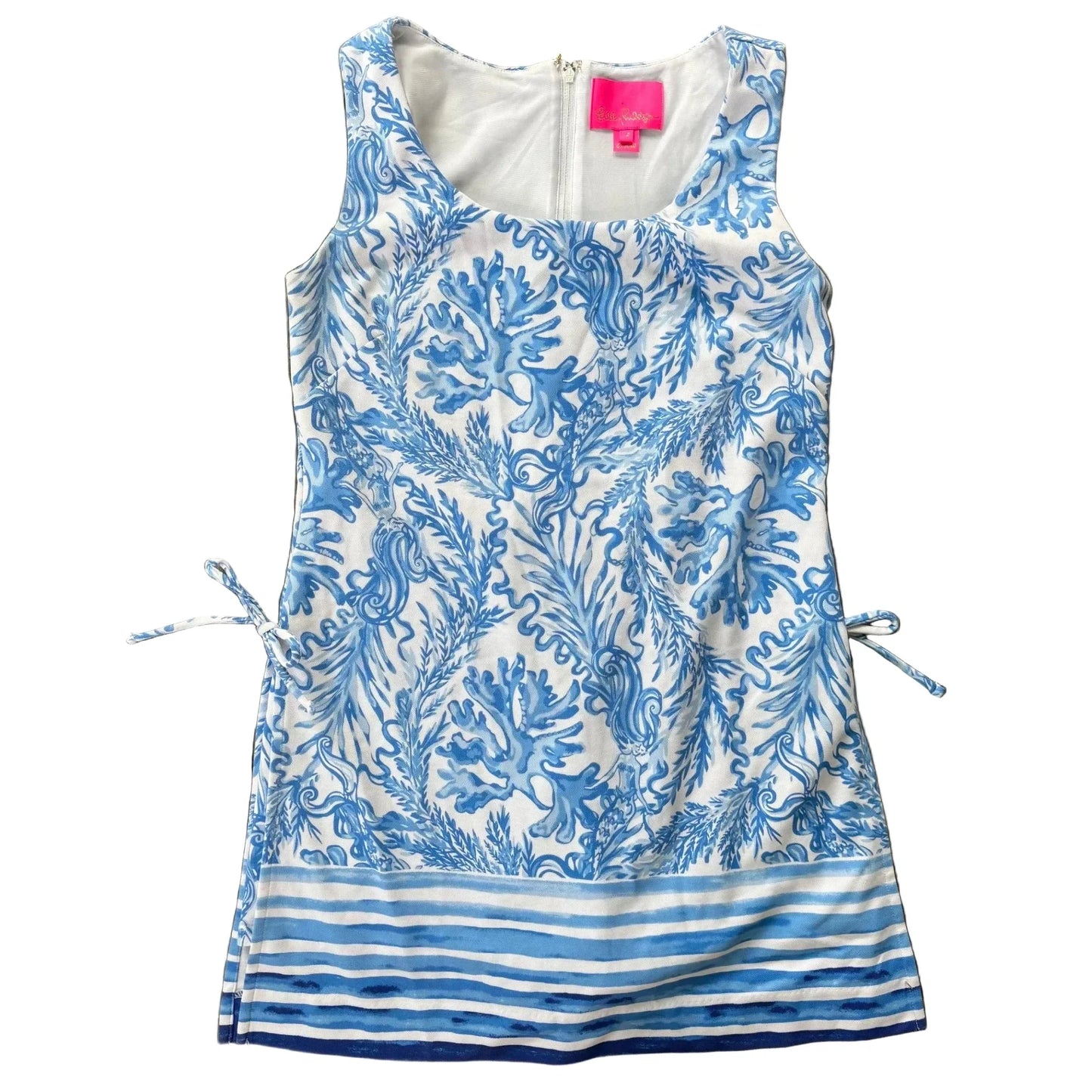 Dress Designer By Lilly Pulitzer In Blue & White, Size: S