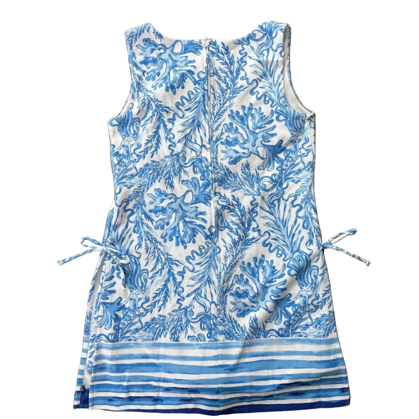 Dress Designer By Lilly Pulitzer In Blue & White, Size: S