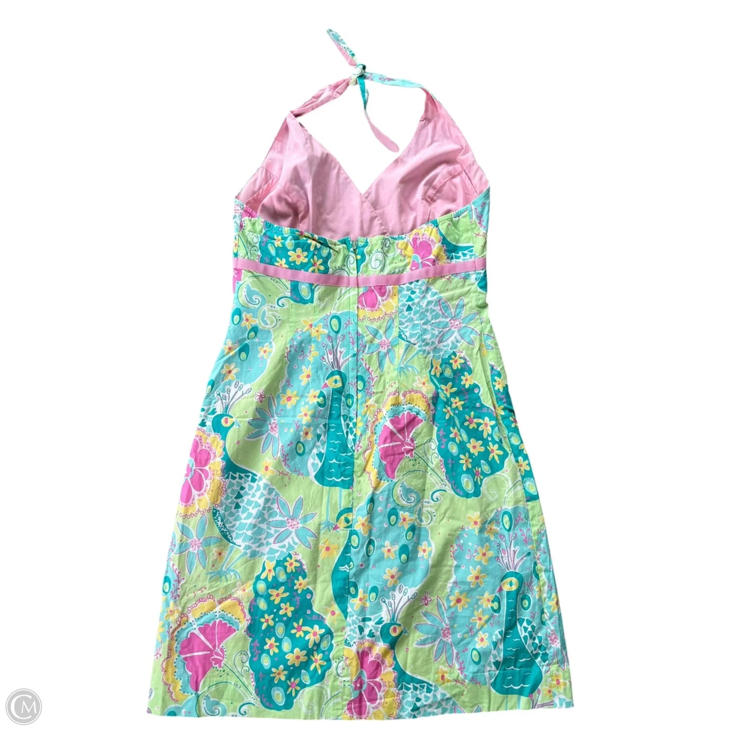 Dress Designer By Lilly Pulitzer In Blue & Green, Size: M