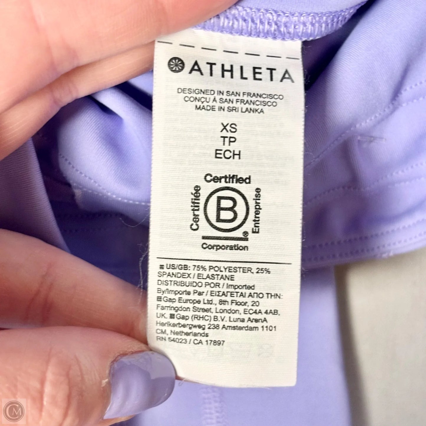 Athletic Leggings Capris By Athleta In Purple, Size: Xs