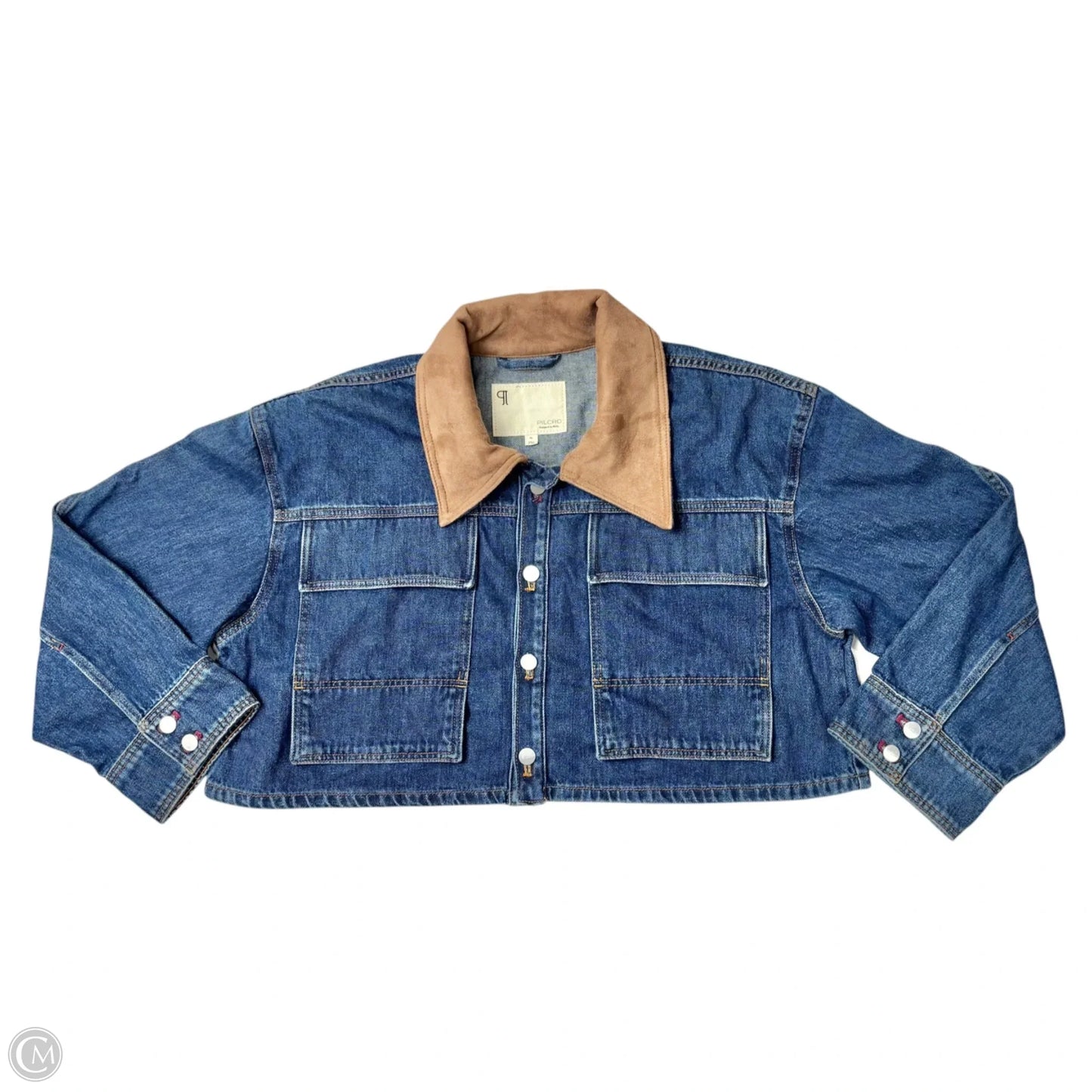 Jacket Denim By Pilcro In Blue Denim, Size: Xl