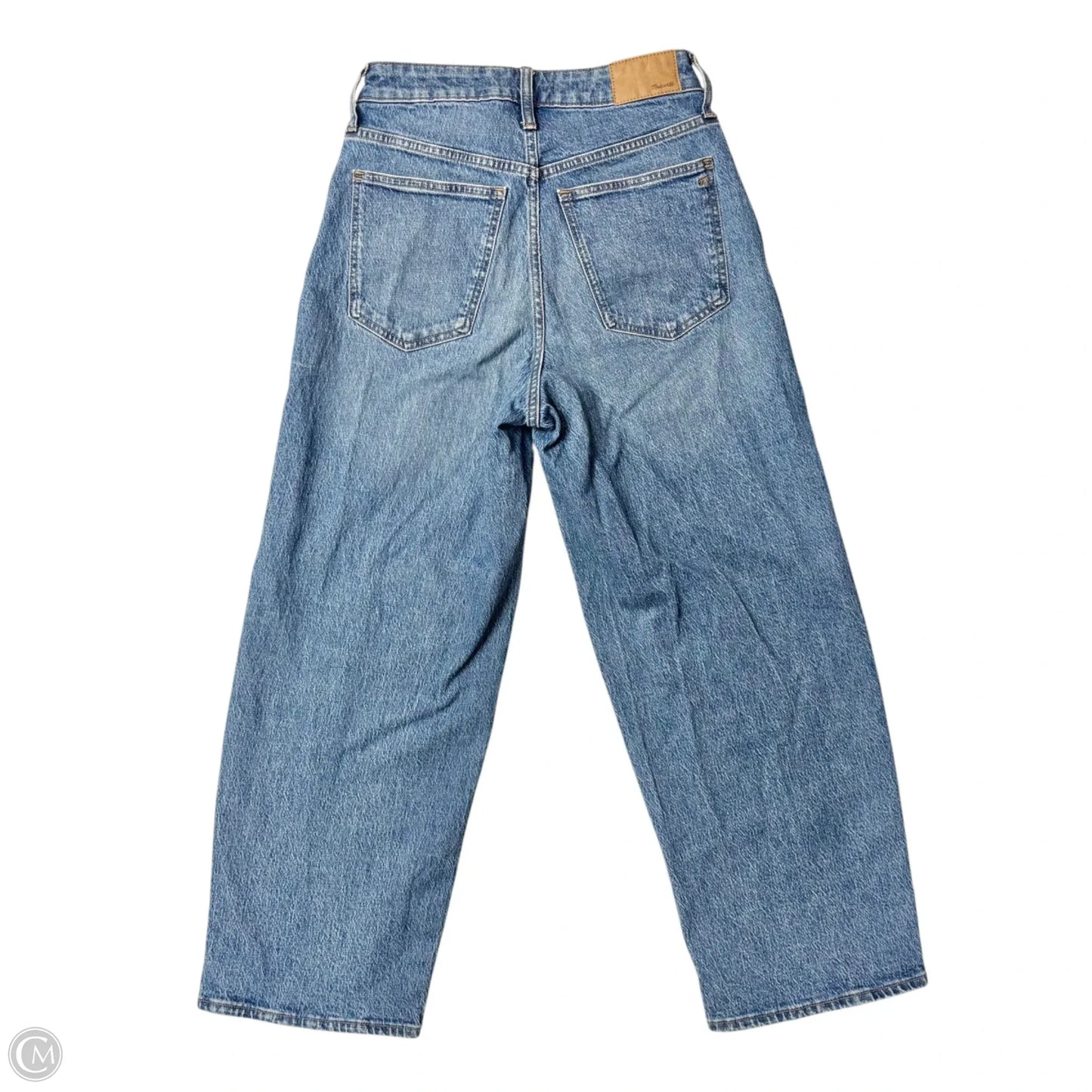Jeans Wide Leg By Madewell In Blue Denim, Size: 4