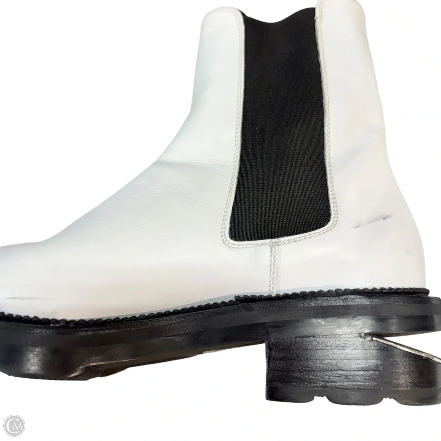 Boots Luxury Designer By Alexander Wang In White, Size: 8