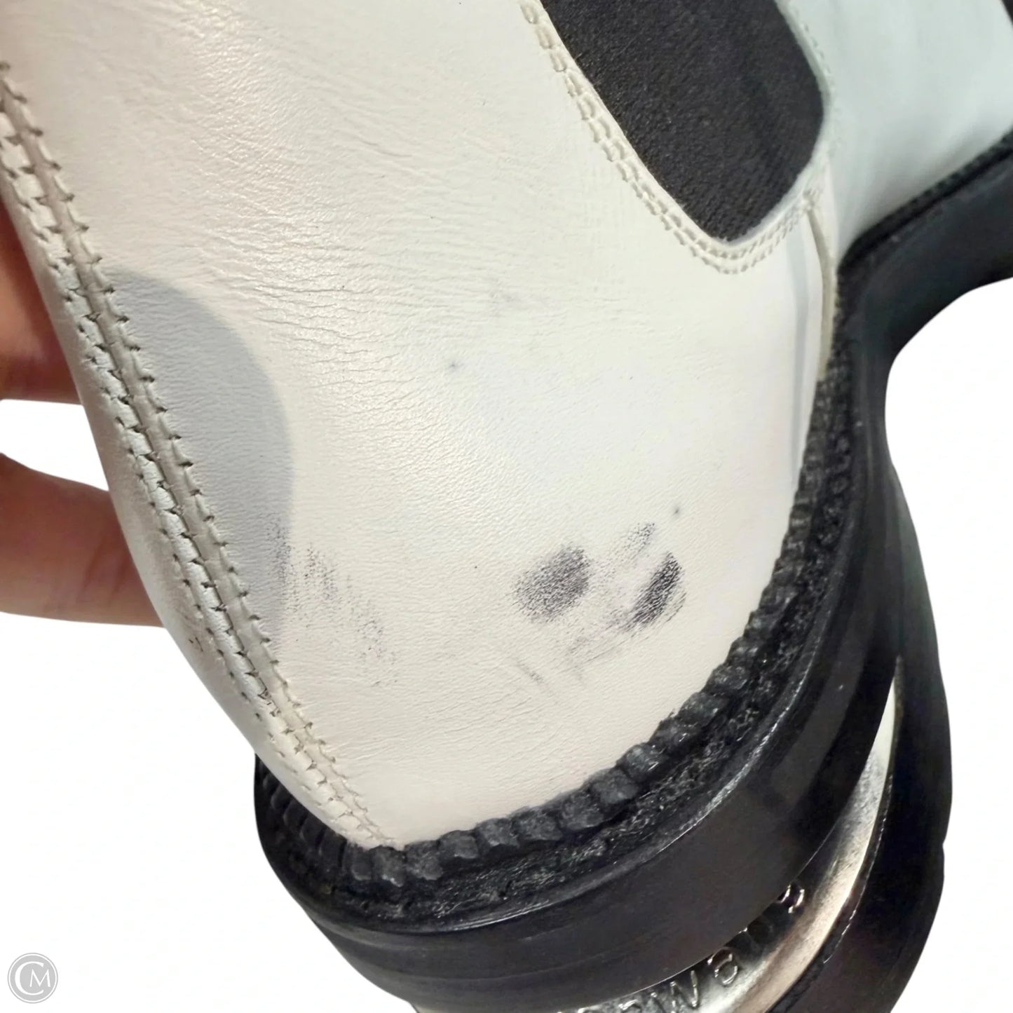 Boots Luxury Designer By Alexander Wang In White, Size: 8