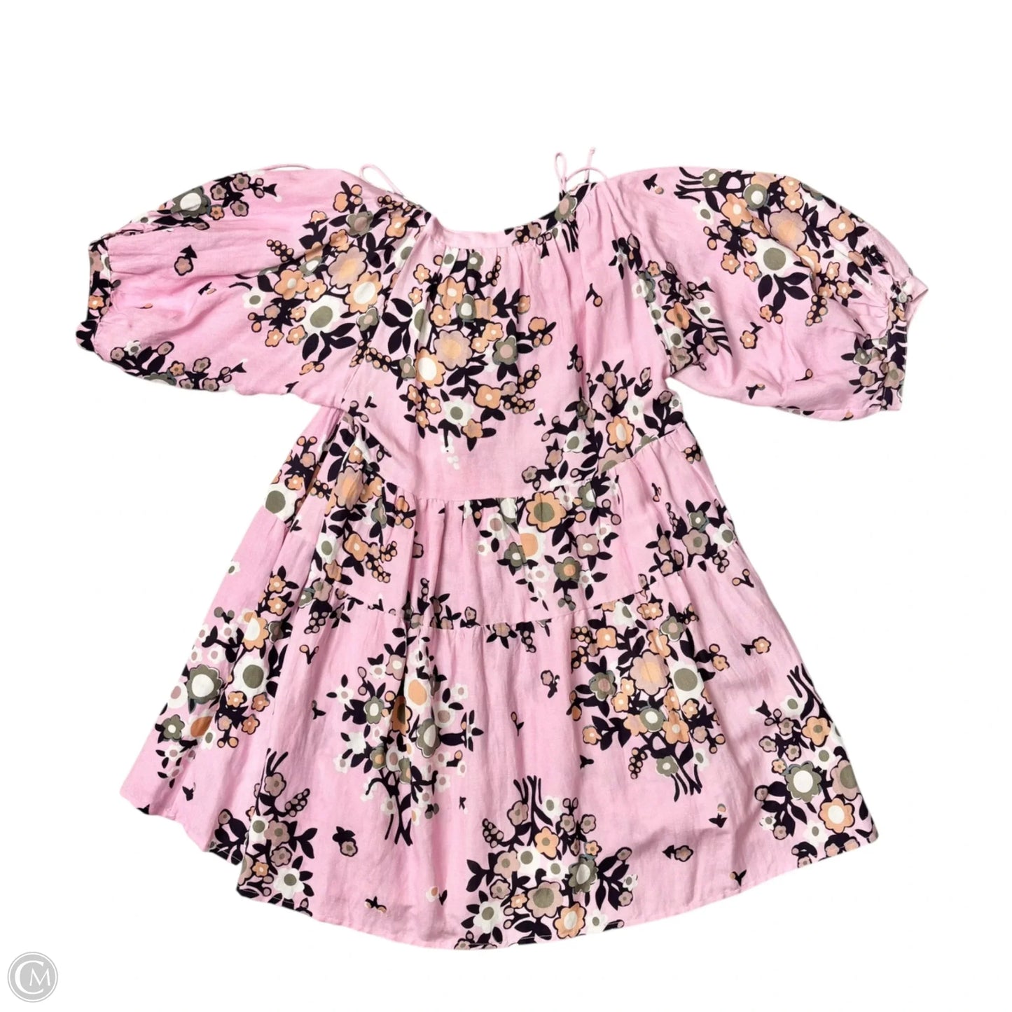 Dress Casual Short By Xingcsila In Orange & Pink, Size: S
