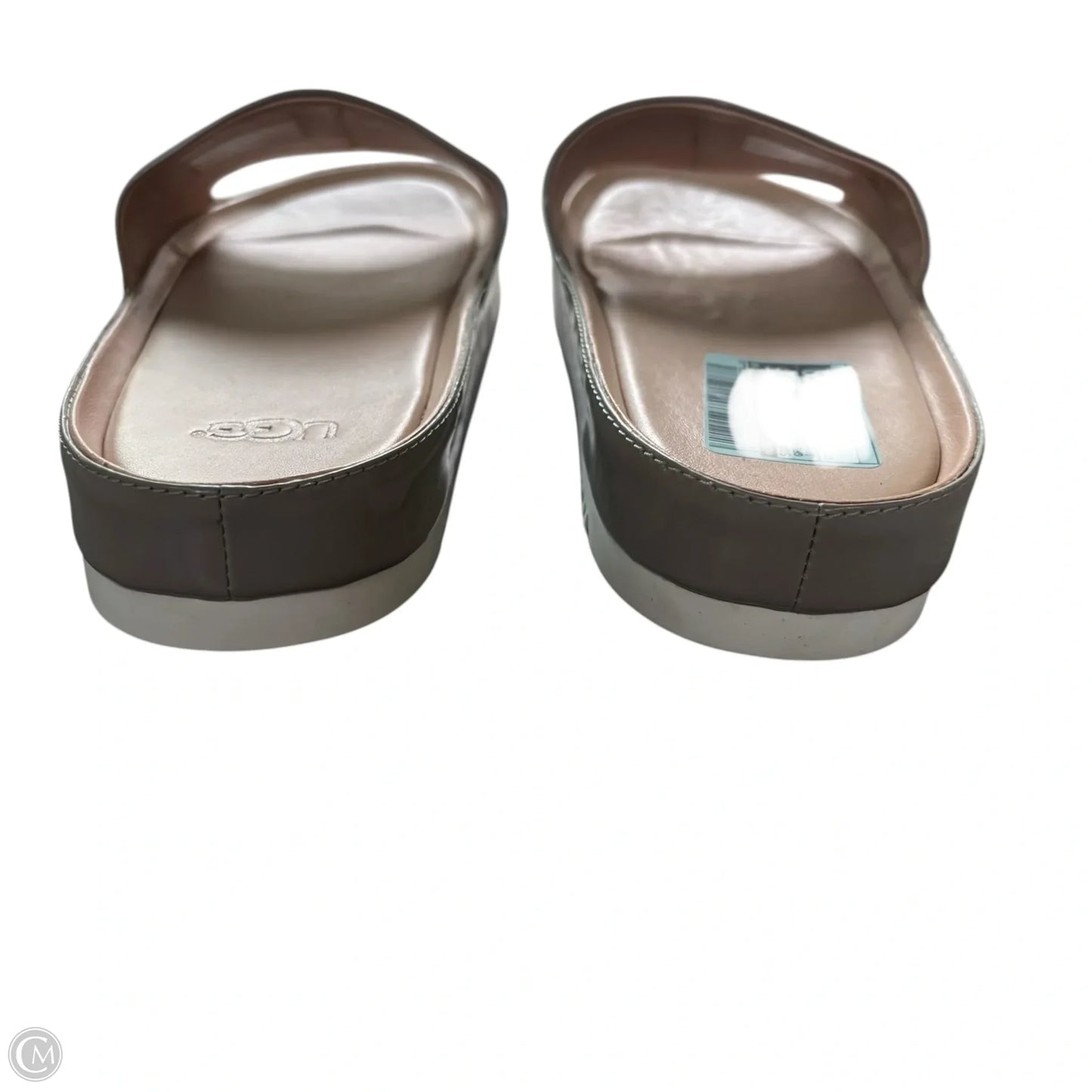 Sandals Designer By Ugg In Grey, Size: 9