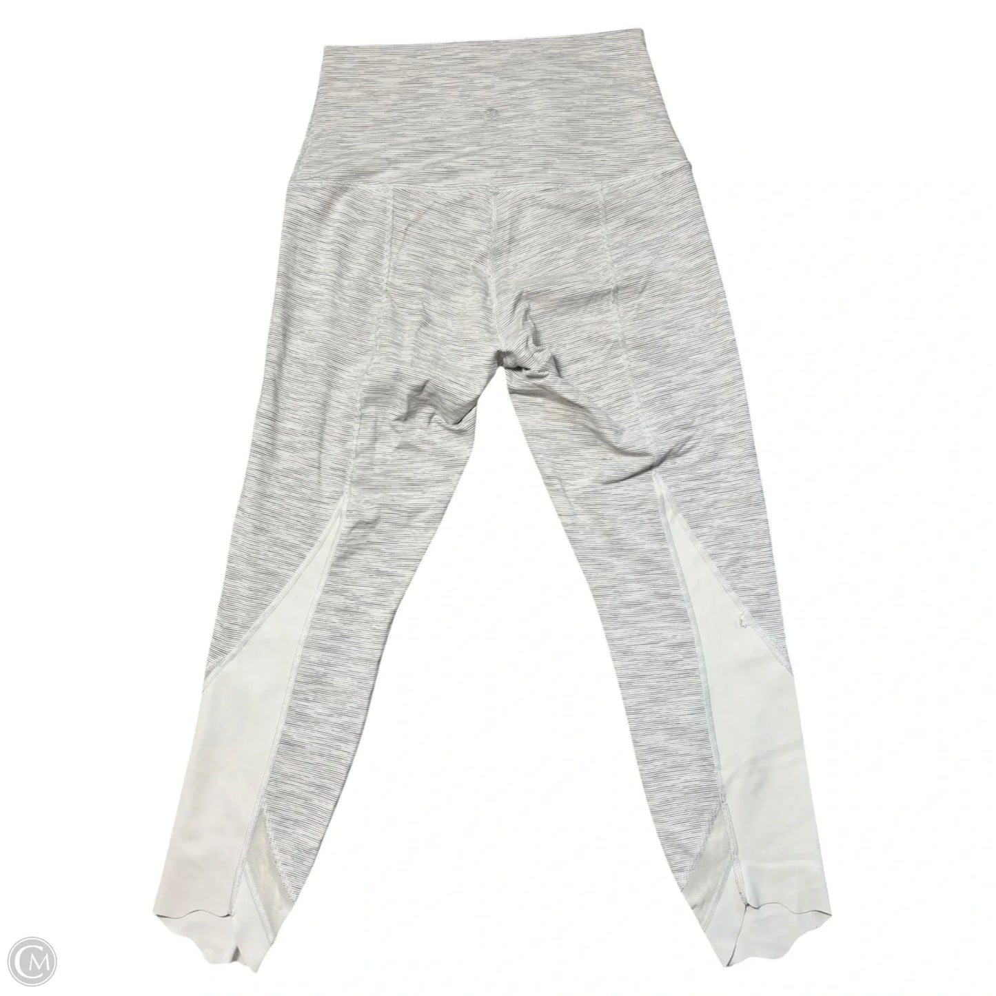 Athletic Leggings Capris By Lululemon In Grey & White, Size: S