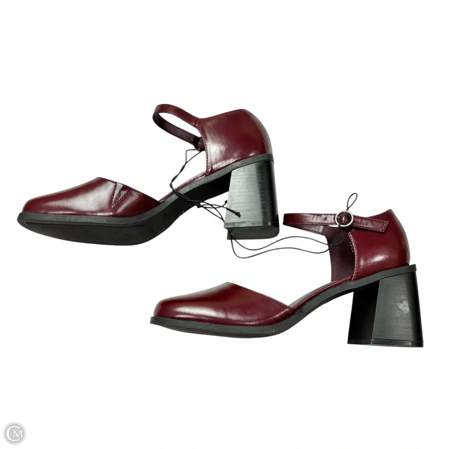 Shoes Heels Block By Seychelles In Maroon, Size: 10