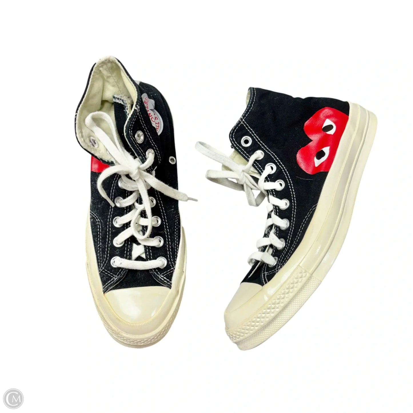 Shoes Sneakers By Converse In Black & White, Size: 9