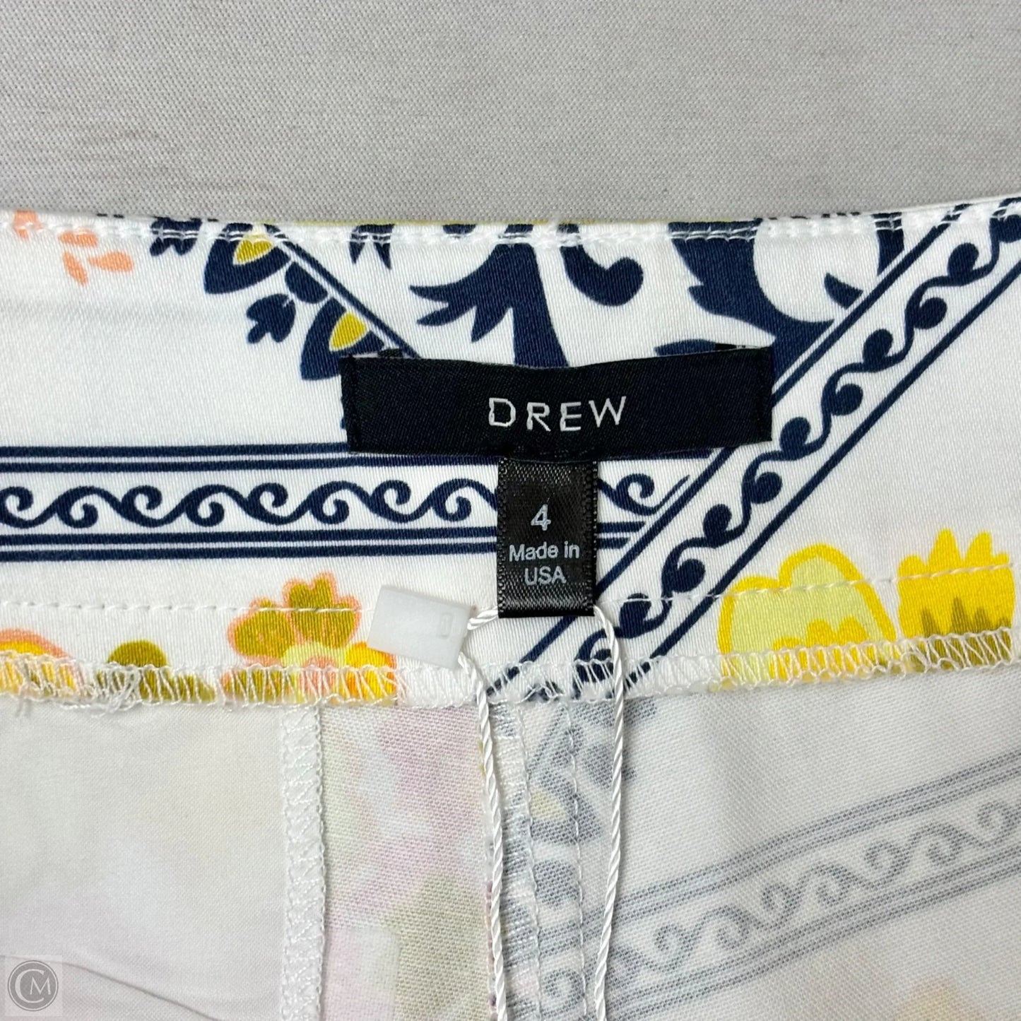 Pants Cropped By Drew In Floral Print, Size: 4