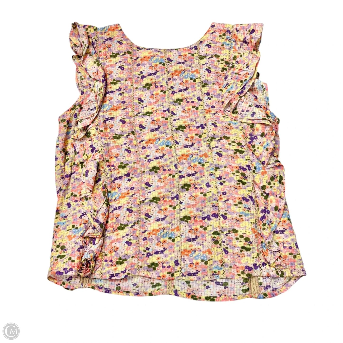 Blouse Short Sleeve By Scotch & Soda In Floral Print, Size: S