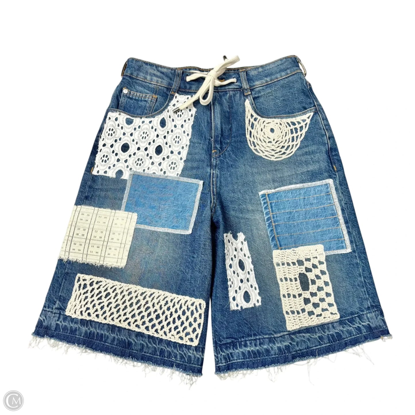 Shorts By Pilcro In Blue & White, Size: 2