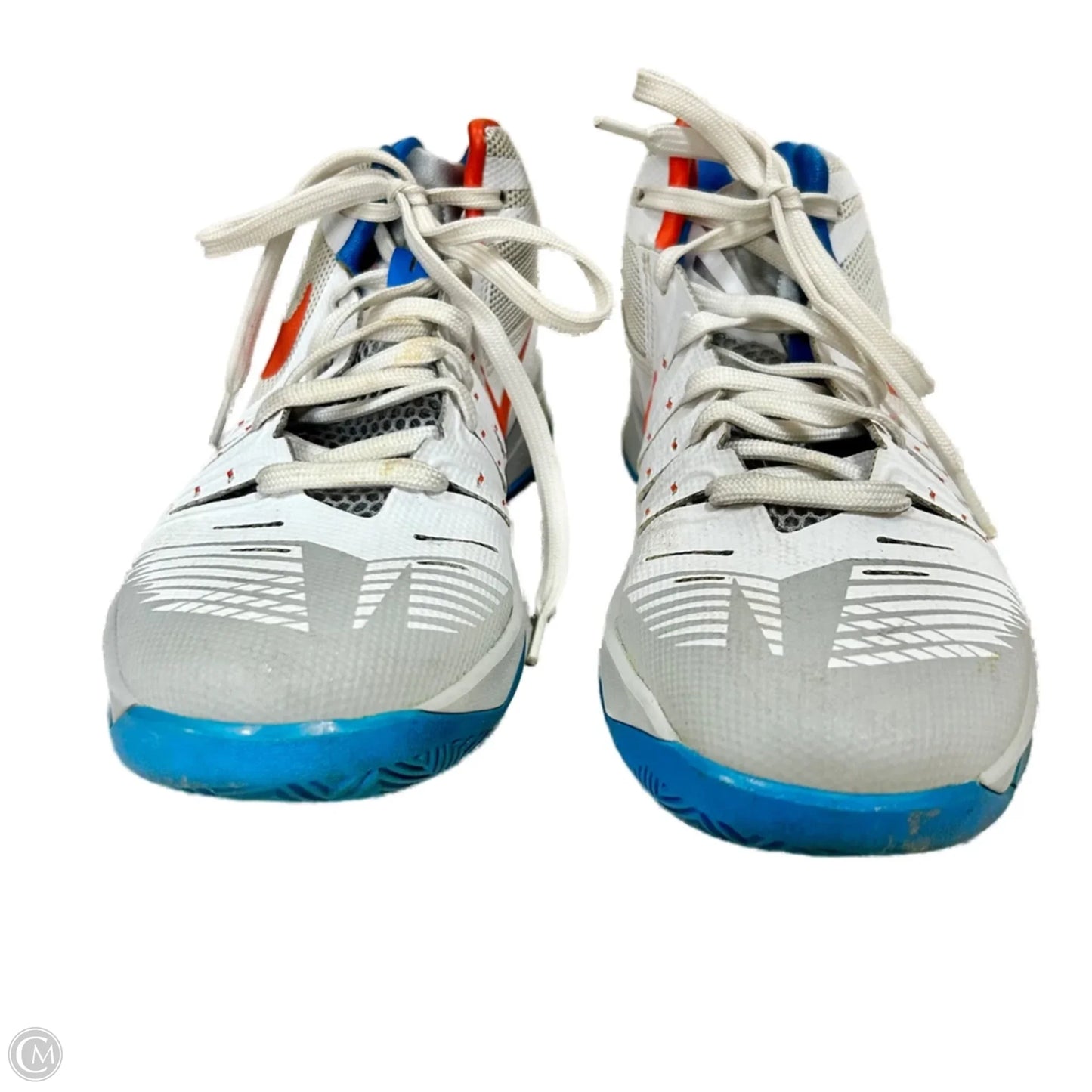 Shoes Sneakers By Nike In Blue & White, Size: 8