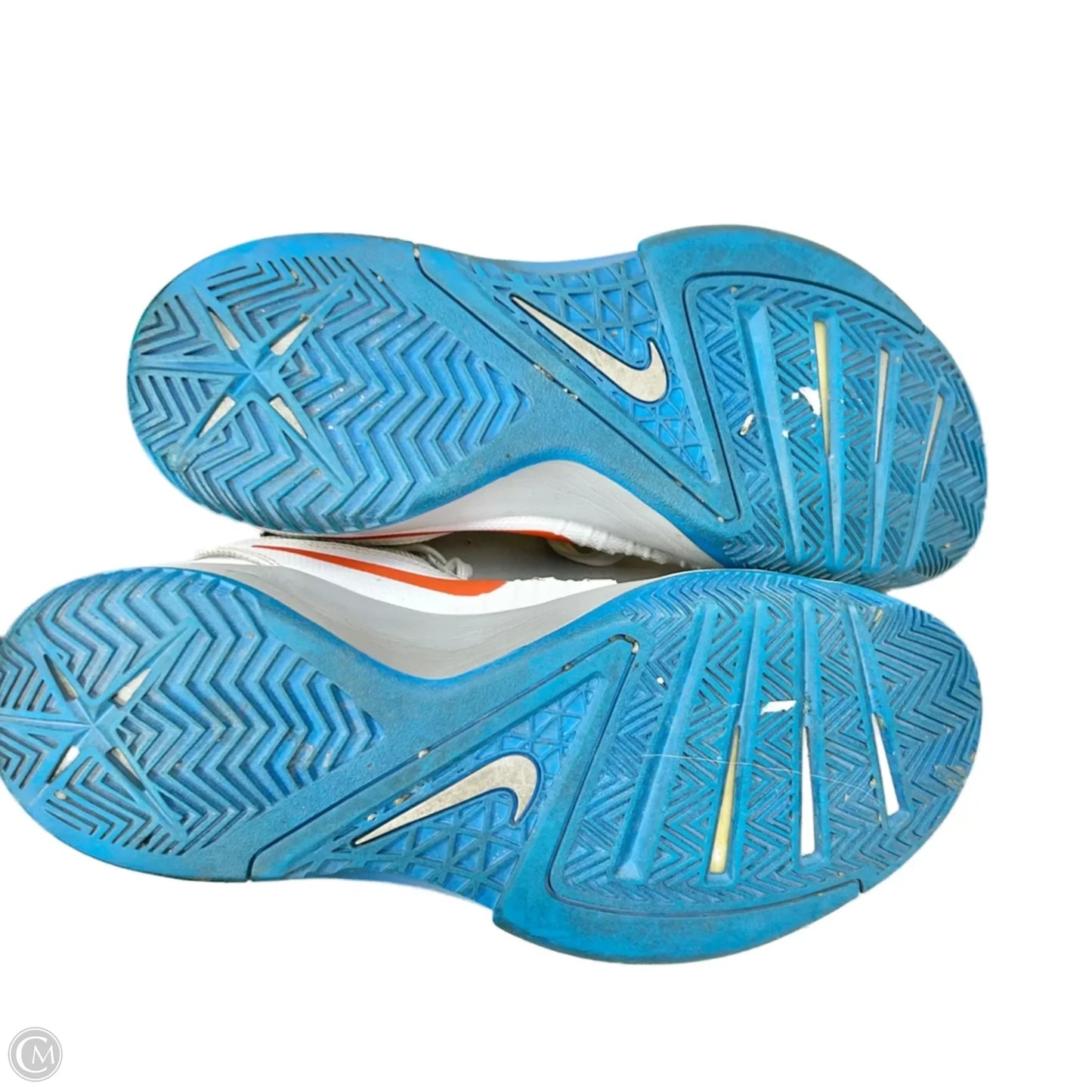 Shoes Sneakers By Nike In Blue & White, Size: 8