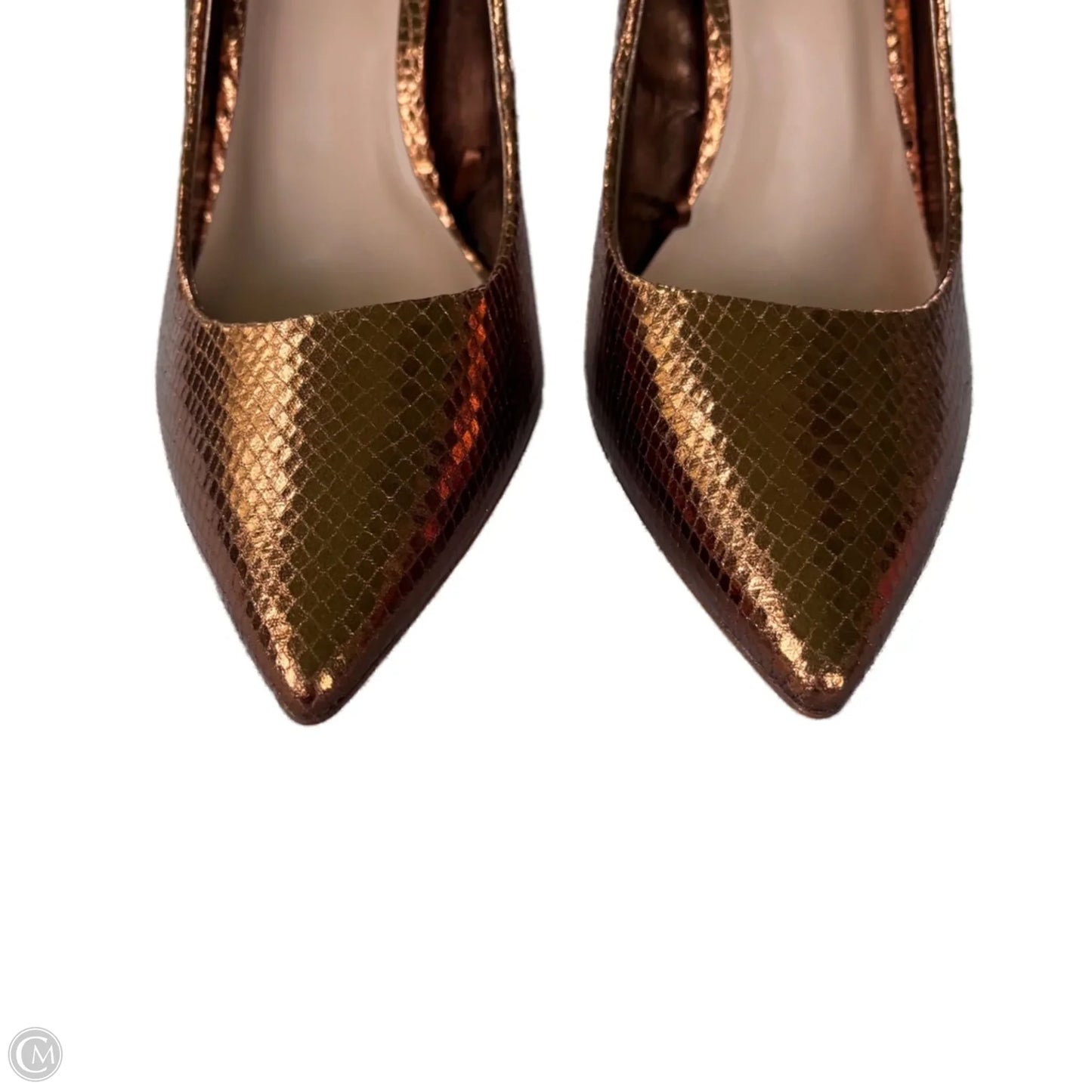 Shoes Heels Stiletto By Aldo In Bronze, Size: 8.5