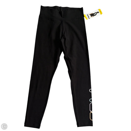 Athletic Leggings By Fila In Black, Size: S
