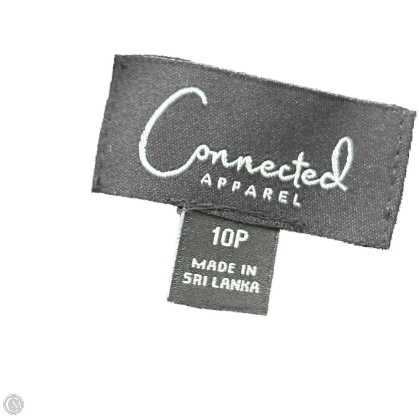 Dress Casual Midi By Connected Apparel In Black & Blue, Size: M