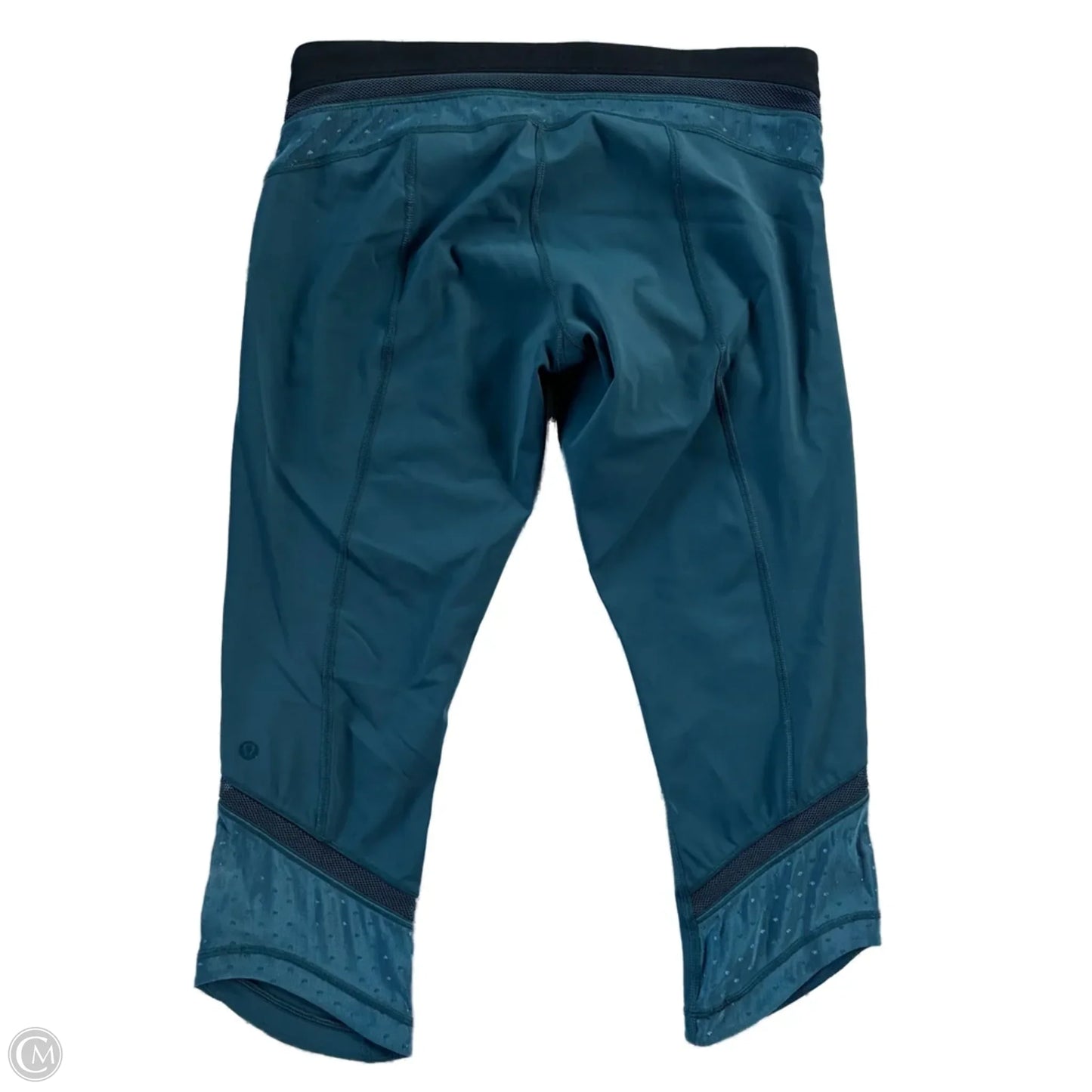 Athletic Capris By Lululemon In Blue, Size: M