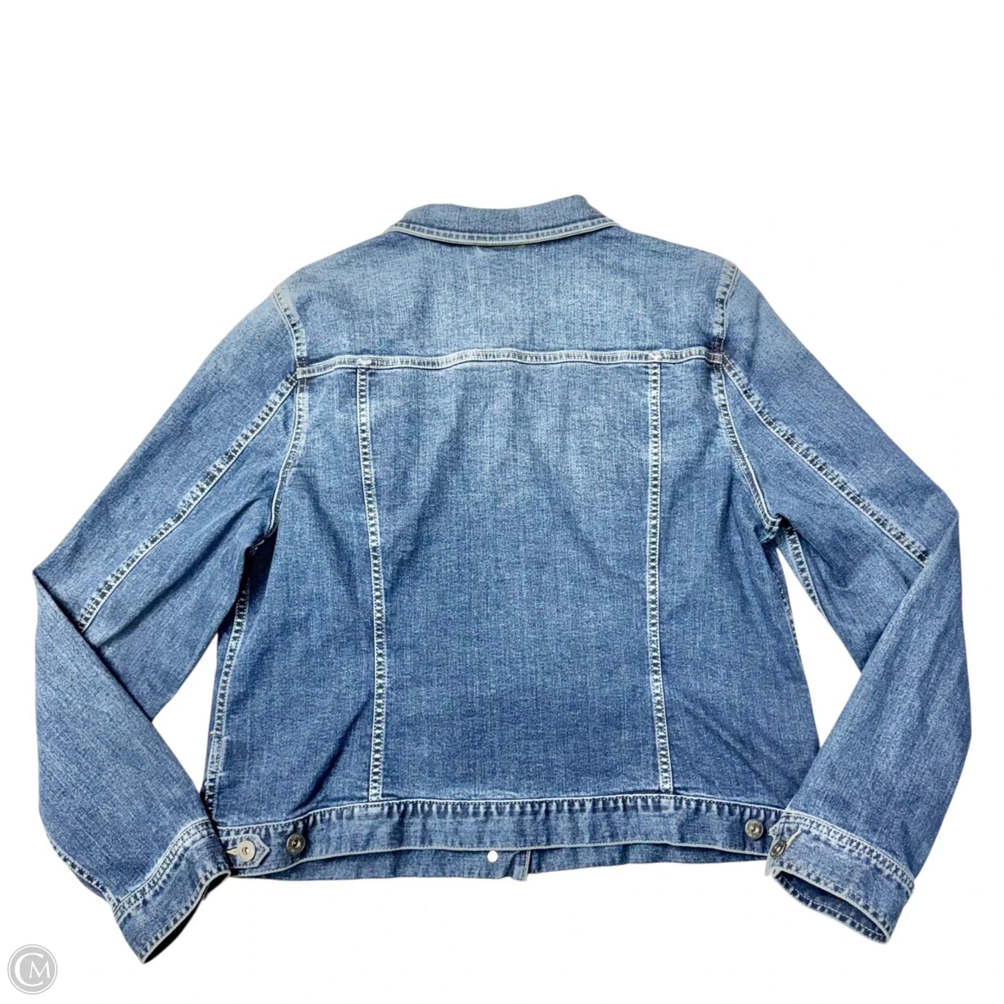 Jacket Denim By Vince Camuto In Blue Denim, Size: Xl