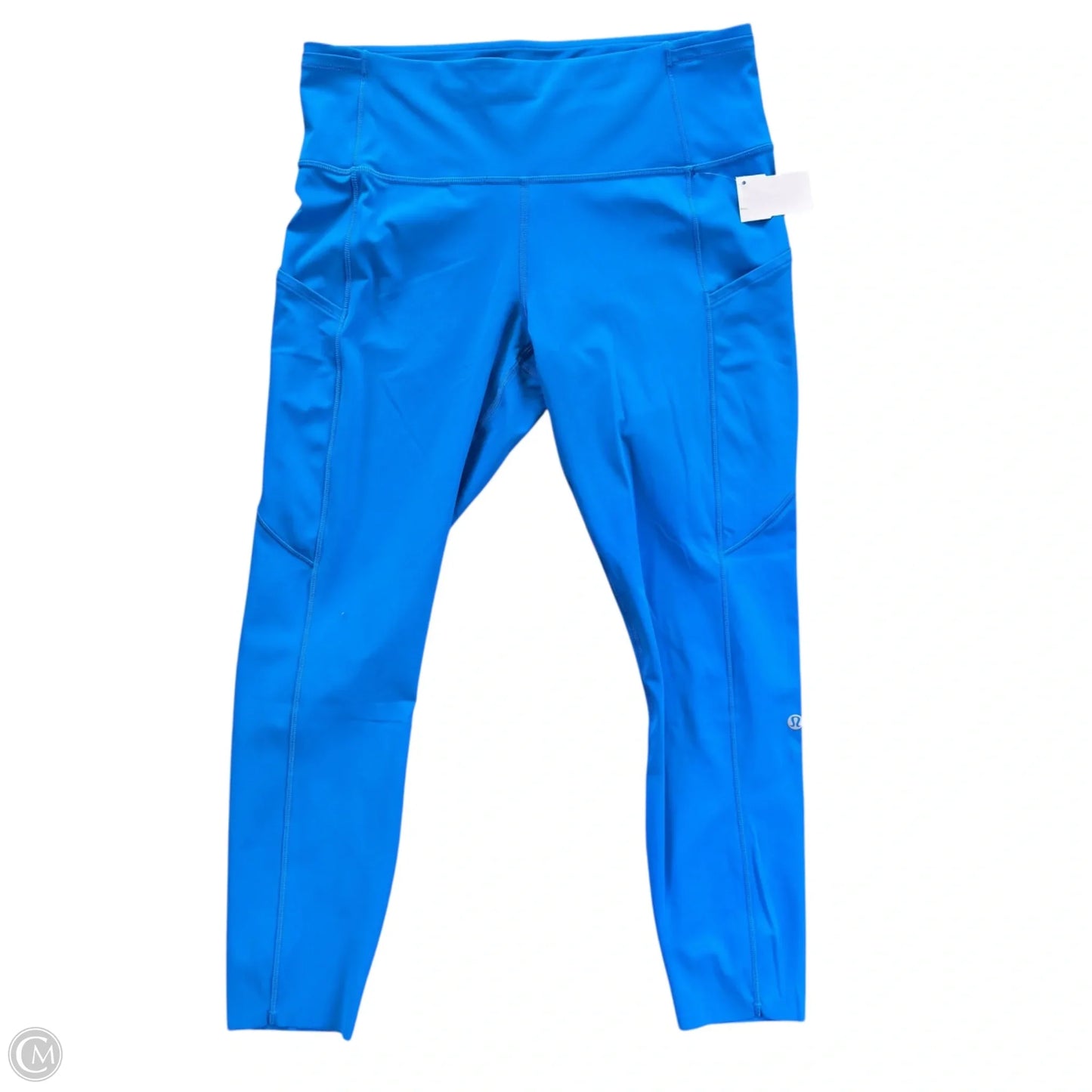 Athletic Capris By Lululemon In Blue, Size: M