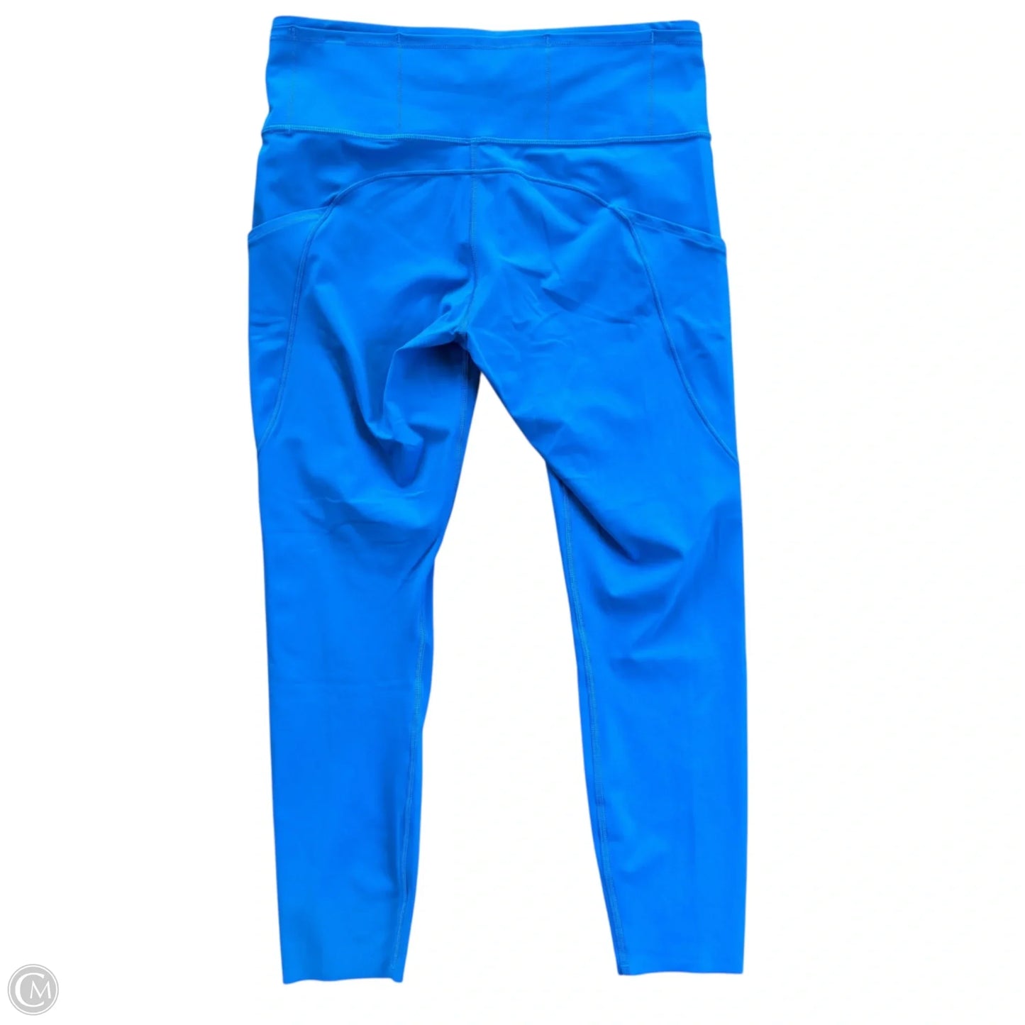 Athletic Capris By Lululemon In Blue, Size: M