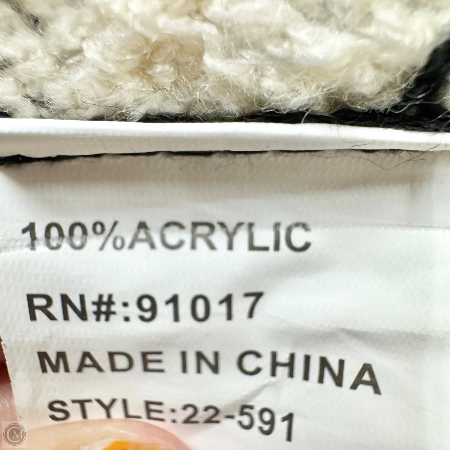 Cardigan By Solitaire In Black & White, Size: L