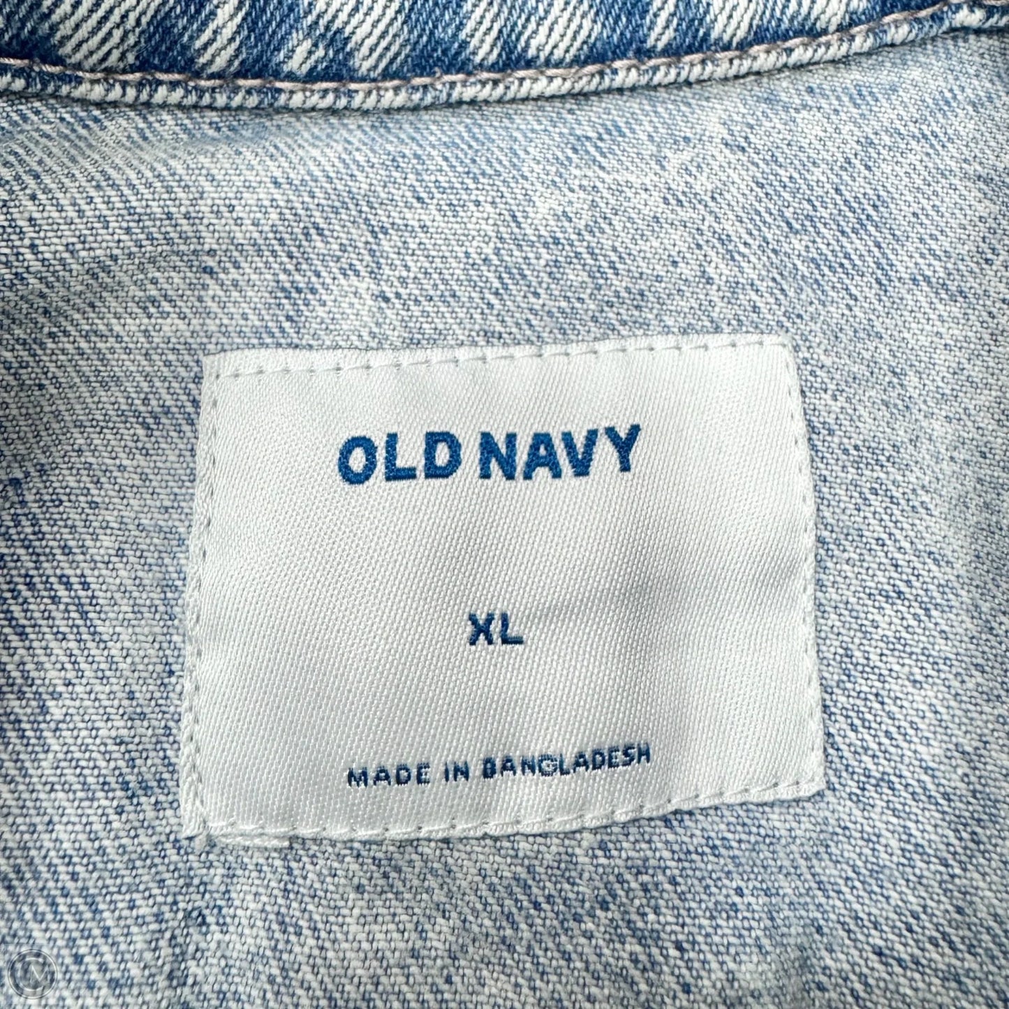 Jacket Denim By Old Navy In Blue Denim, Size: Xl