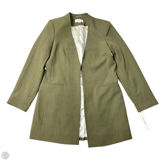 Blazer By Calvin Klein In Green, Size: L