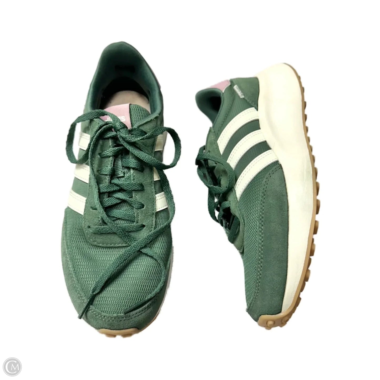 Shoes Sneakers By Adidas In Green & Pink, Size: 6