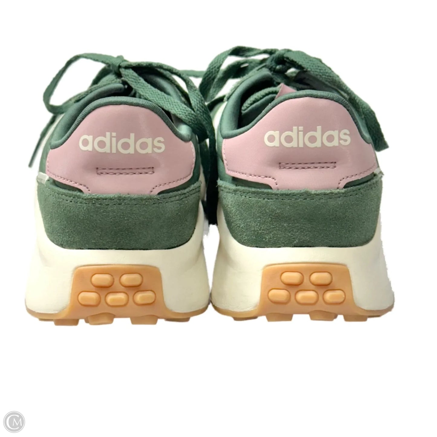 Shoes Sneakers By Adidas In Green & Pink, Size: 6