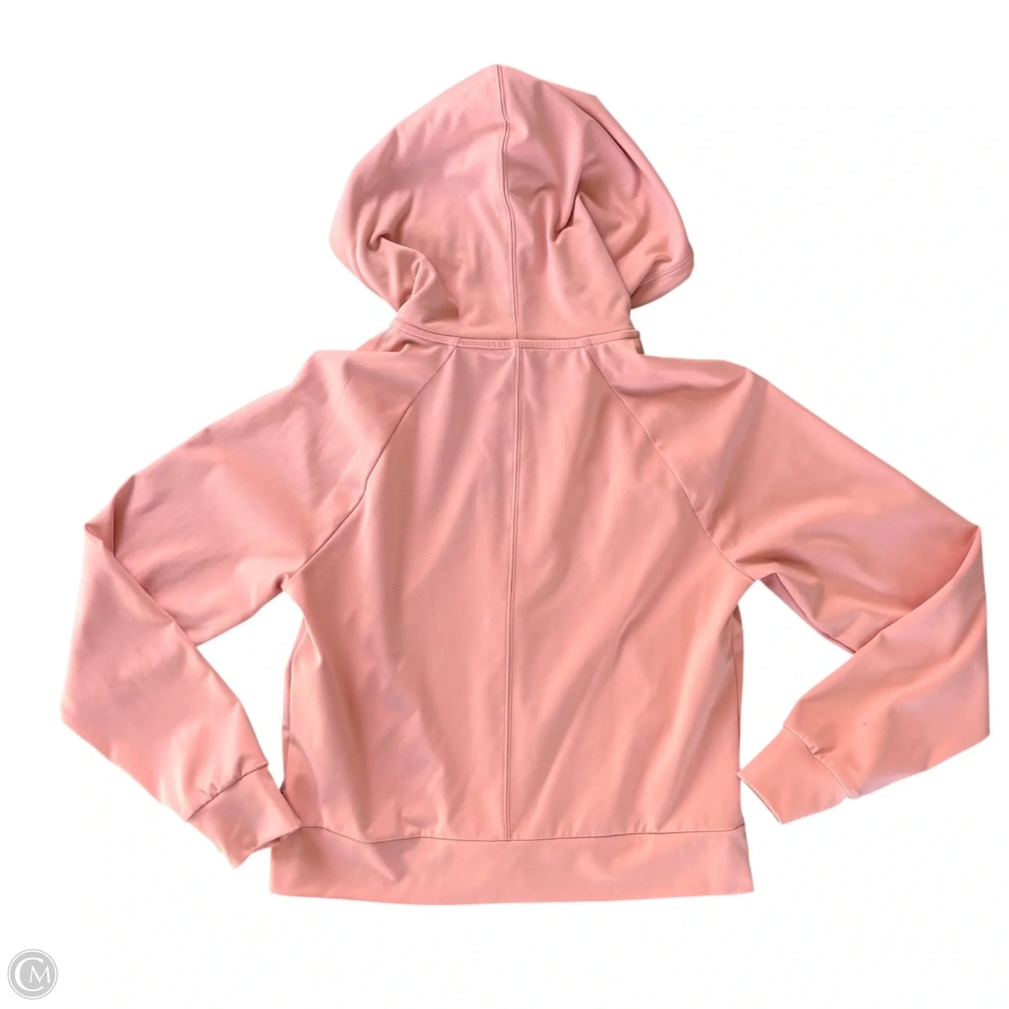 Athletic Sweatshirt Hoodie By Calvin Klein In Pink, Size: S