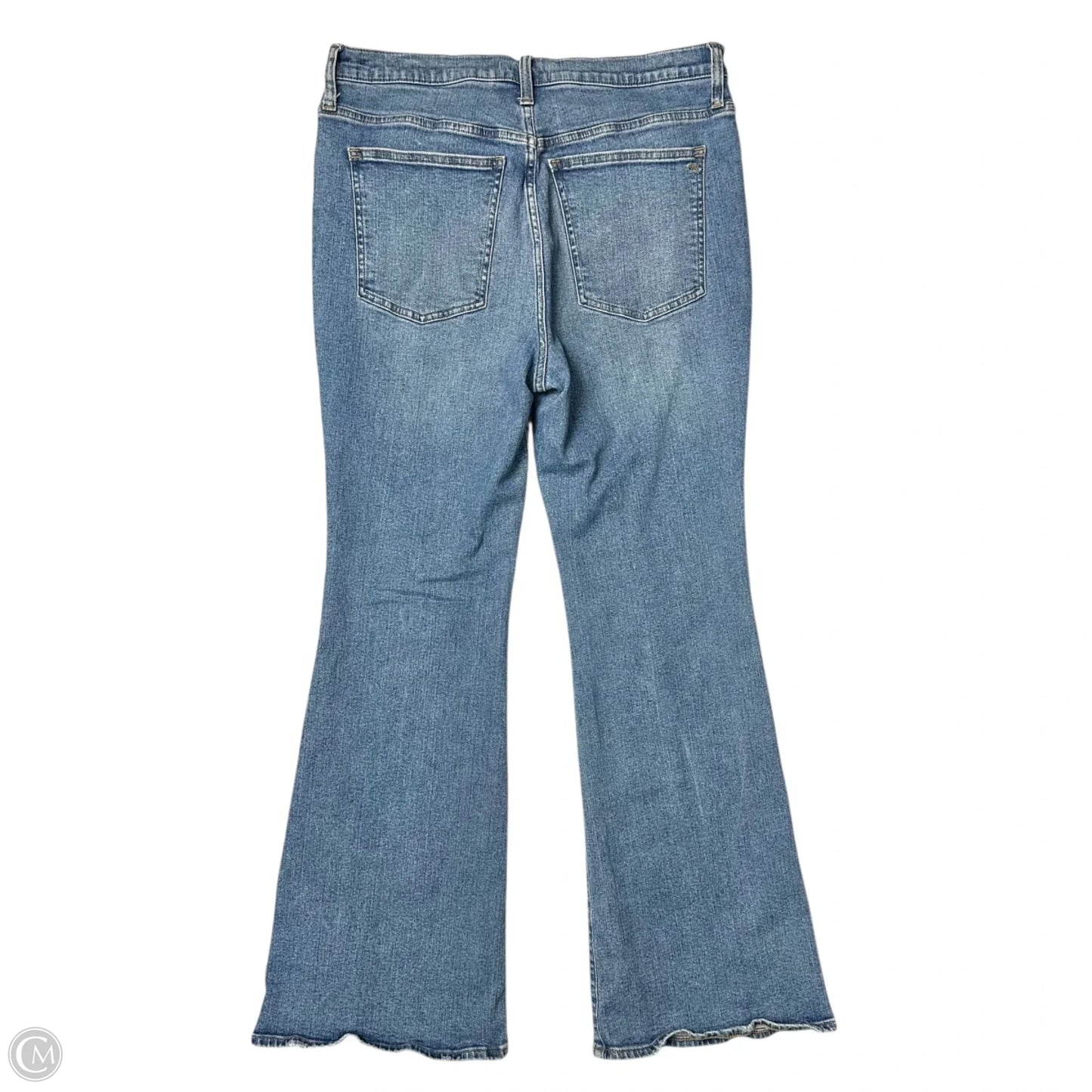 Jeans Flared By Madewell In Blue Denim, Size: 14
