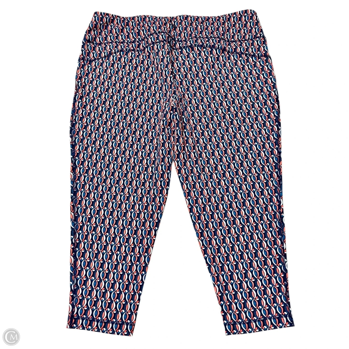 Athletic Leggings By Talbots In Blue & Orange, Size: 3x