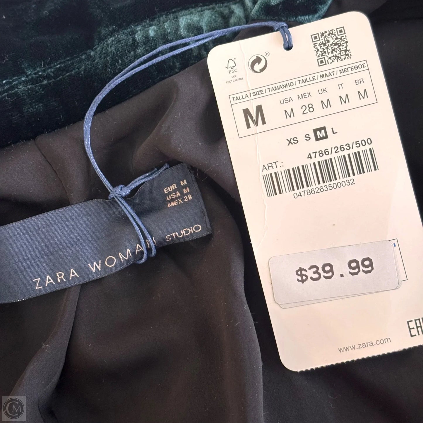 Blazer By Zara Women In Green, Size: M