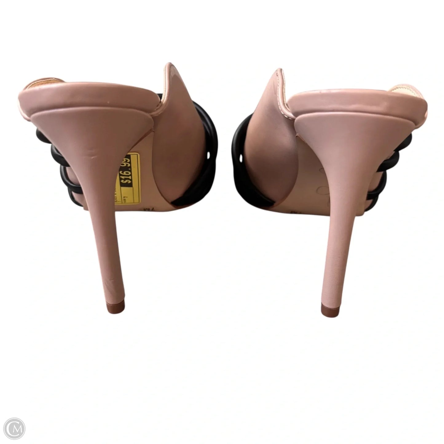 Shoes Heels Stiletto By Jessica Simpson In Black & Cream, Size: 7