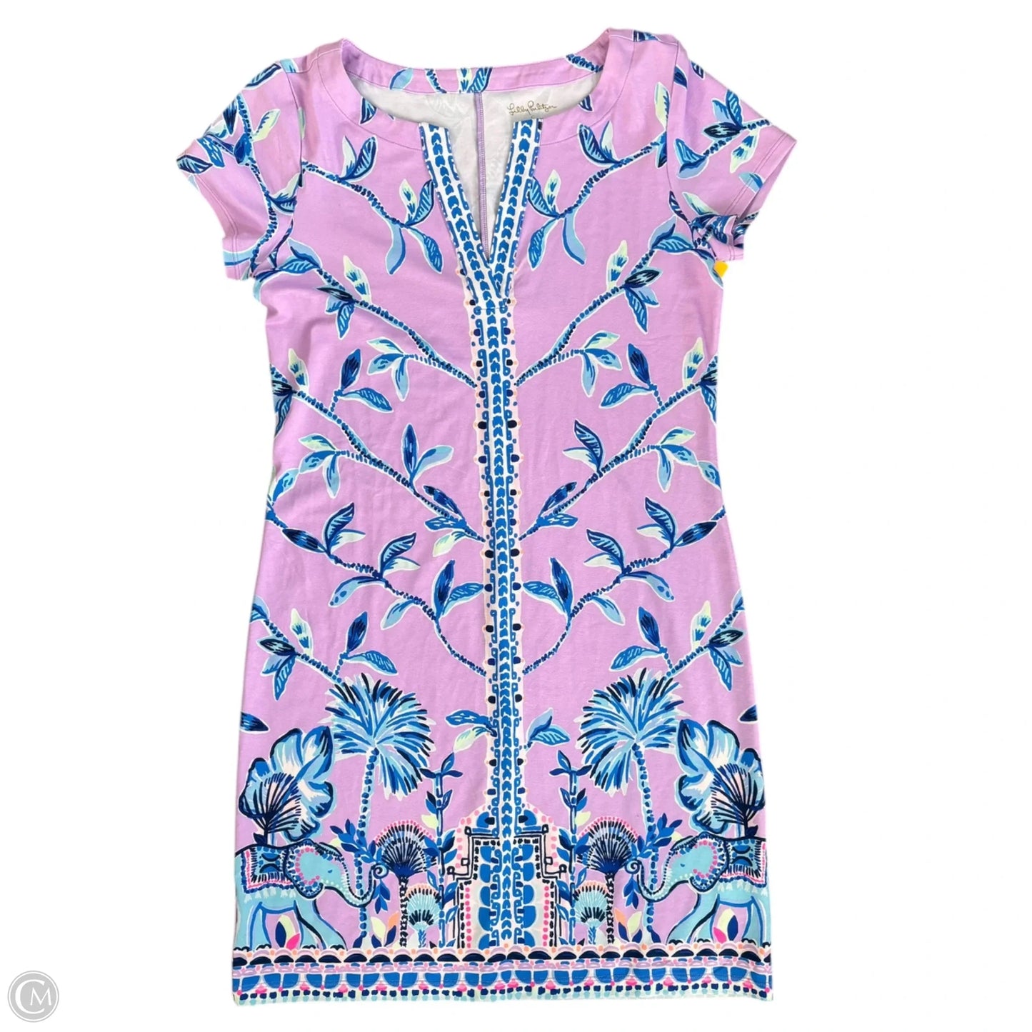 Dress Designer By Lilly Pulitzer In Blue & Purple, Size: S