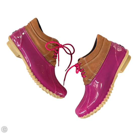 Boots Hiking By Tommy Hilfiger In Brown & Pink, Size: 9