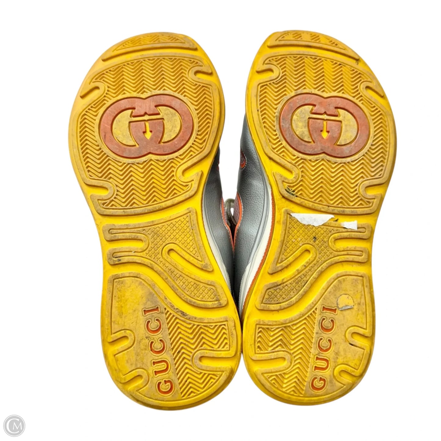 Shoes Luxury Designer By Gucci In Multi-colored, Size: 8.5