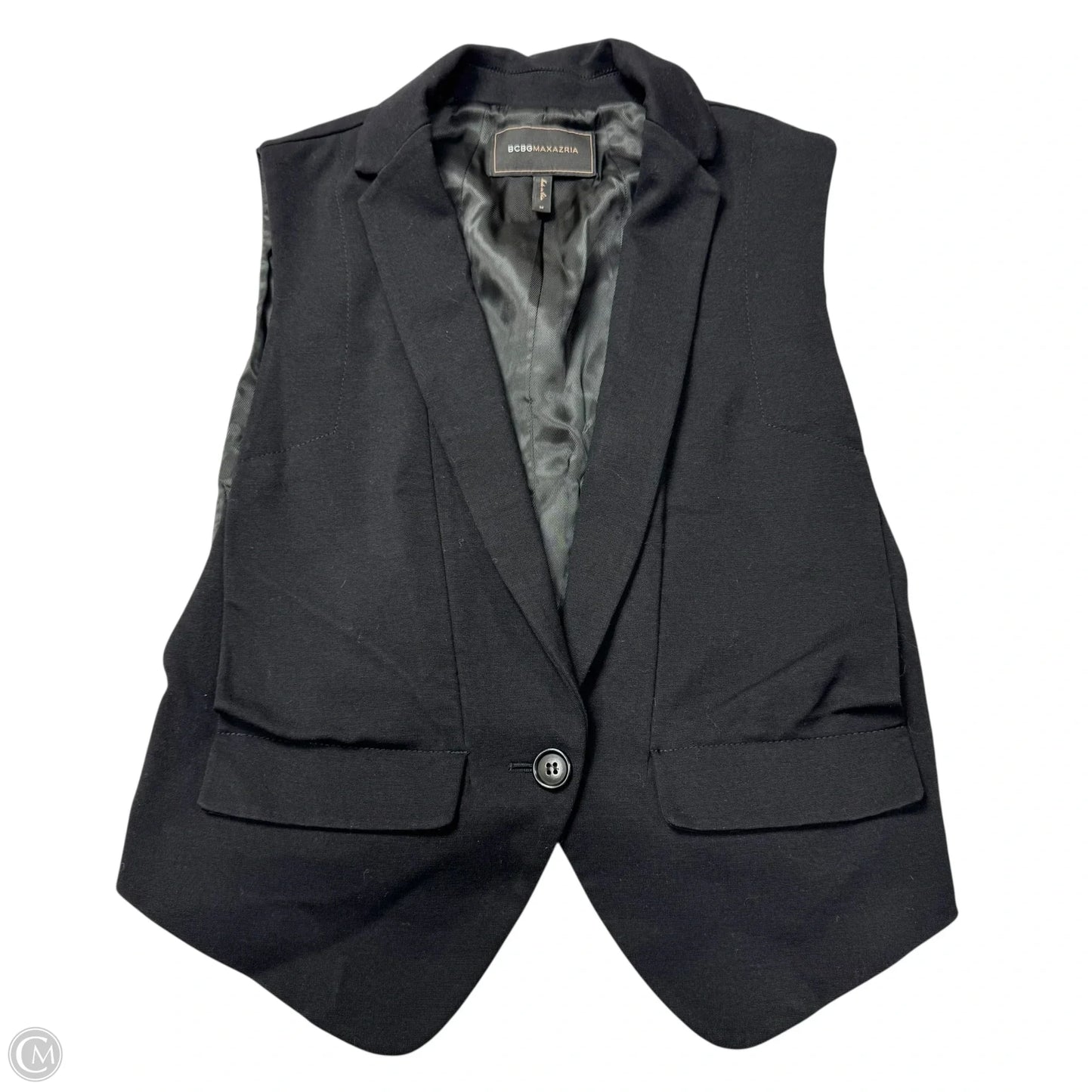 Vest Other By Bcbgmaxazria In Black, Size: M