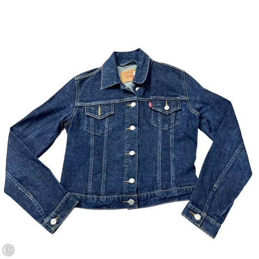 Jacket Denim By Levis In Blue Denim, Size: M